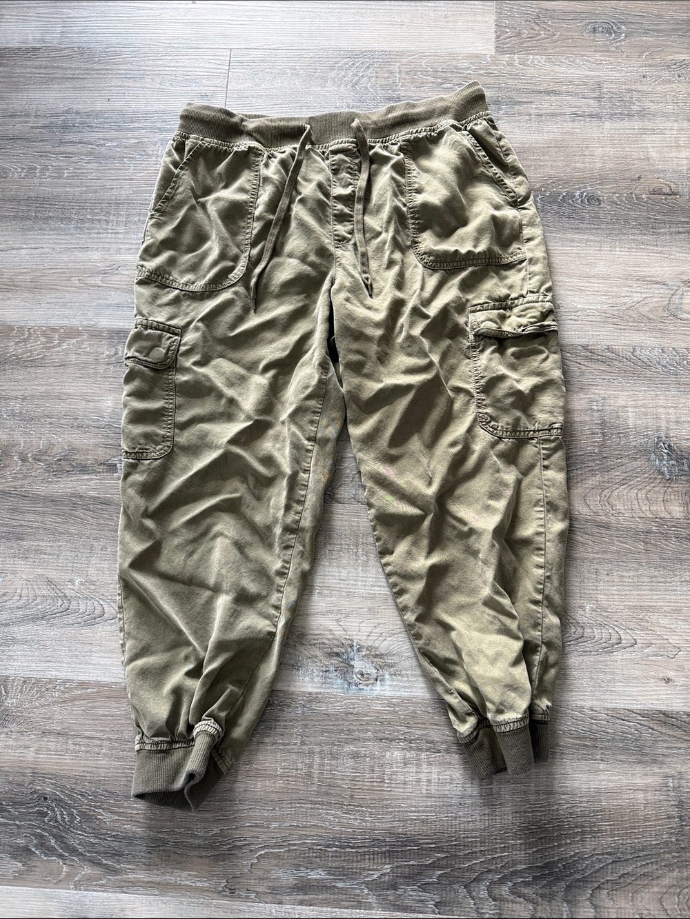 American Eagle Cargo Jogger Pants - Olive sz s